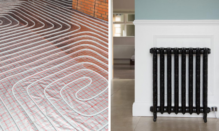 cast iron electric radiators versus underfloor heating